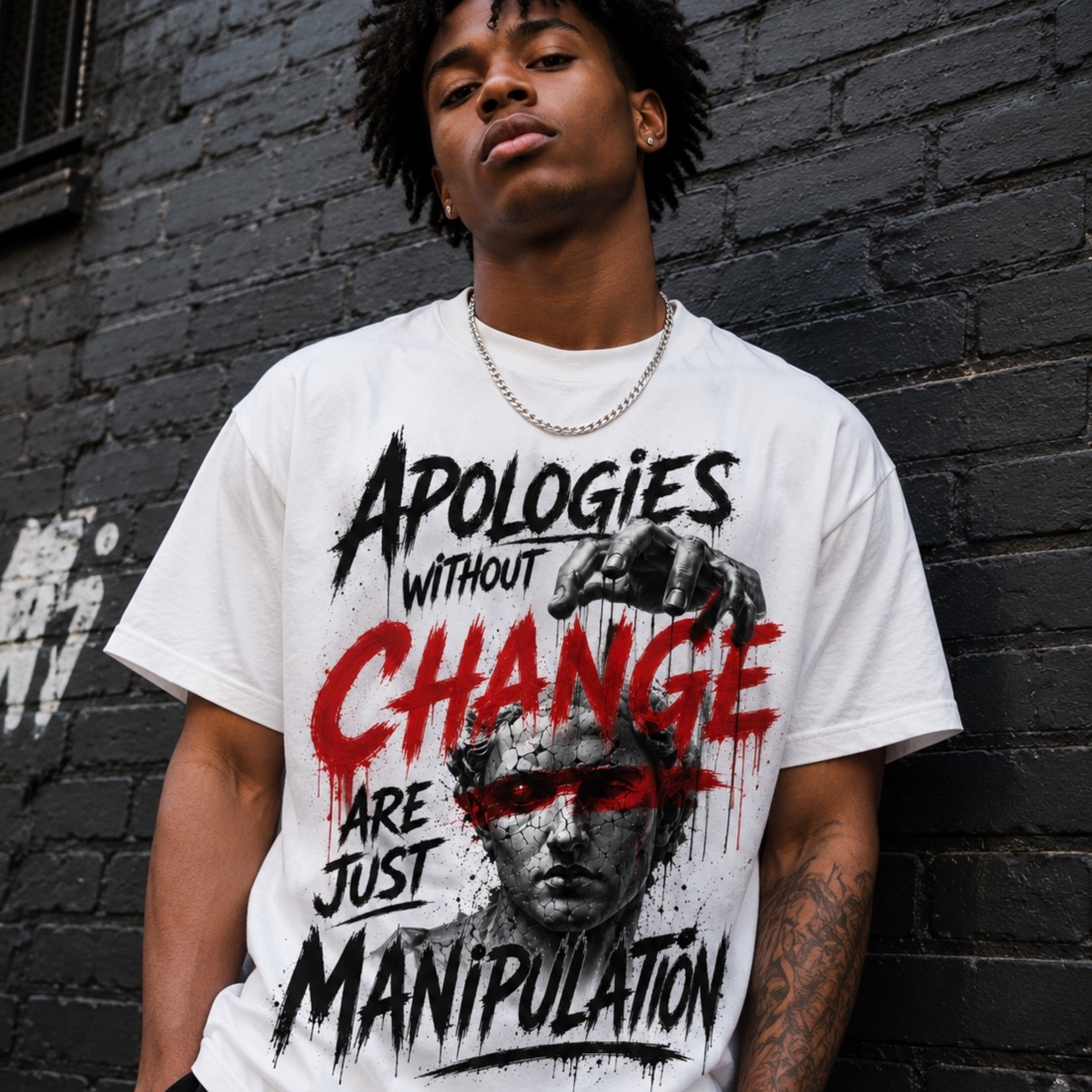 Apologies, Change, & Manipulation Unisex Graphic Tee